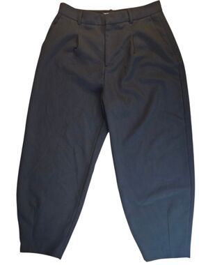 🌼4/$30 Zara High Waisted Black Barrel Pant Trousers